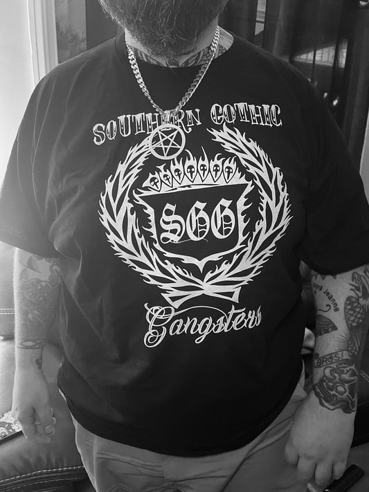 Southern Gothic Gangsters SGG Logo Unisex Mens Tee