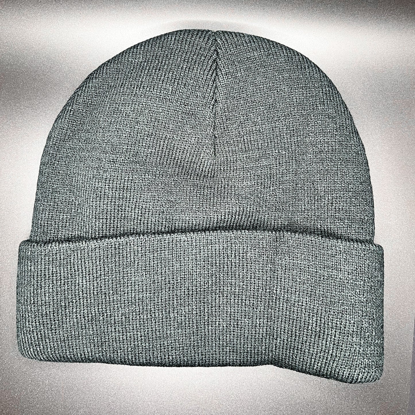 Small white skull beanie